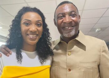 Lawrence Tetteh sings for ‘forever young’ Portia Gabor