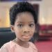 Evangeline Abban, a pupil of Alpha Beta Christian College at Dansoman, is 5 years old